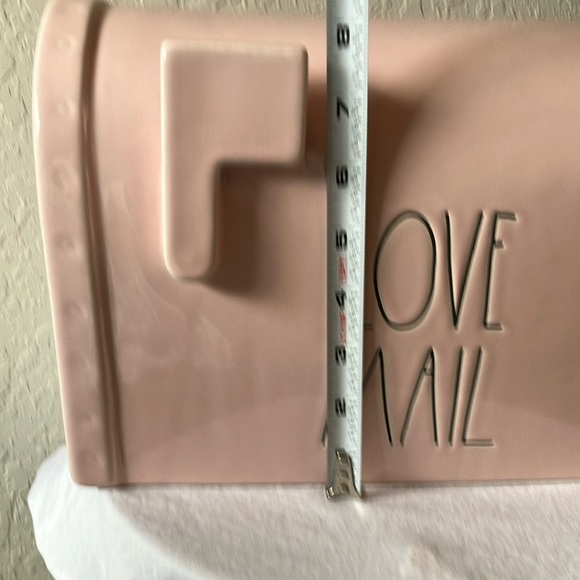 Rae Dunn: Pink Ceramic Mailbox Decor - Picture 11 of 13